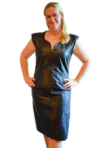 Leder Kleid