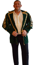 Prinz Jacke grün gold