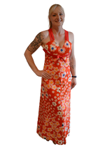 Maxi Kleid Blumenmuster