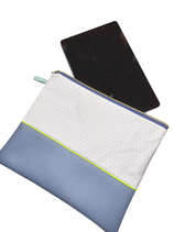 Tablettasche mit Neonpaspel gelb / Tablethülle / Tablet Aufbewahrung / Samsung Lenovo Apple Microsoft Huawei Medion MacBook