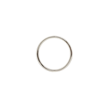 Ring 1,5 mm - 18k Weißgold