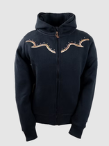 Hooded Sweat Jacket Wendy black