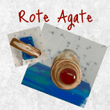 Seifenhalter "Rote Agate", L ca. 95mm, D ca. 26mm, Haltekraft > 100g