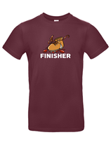 "Finisher" T-Shirt Baumwolle / Erwachsene / Burgundy
