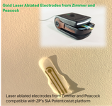 Laser Ablated Gold SIA compatible