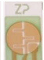 Interdigitated gold electrode, Au reference