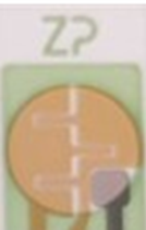 Interdigitated gold electrode, AgPd reference