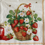 SI29中　　F13　344648　Fraises dans una Corbeille