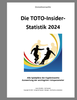Toto-Insider Statistik 2024 und 2025 (2 Jahrbücher im Farbdruck)