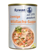 Wildlachs-Suppe