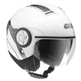 CASCO GIVI JET HELMET PLAIN WHITE