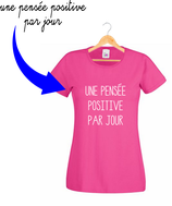 TEE-SHIRT AVEC VOTRE TEXTE RECTO VERSO