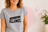 Tee-shirt copine complètement allumée