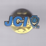 JCI member pin big gold