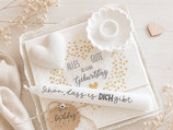 Geschenkset mit Serviettenhalter "Zum Geburtstag"