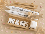 Geschenkset Kerzen "Mr. & Mrs."