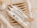 Geschenkset Kerzen "Freude, Gelassenheit & Mut"