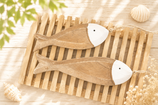 Fisch Duo Weiss - Natur