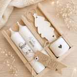 Geschenkset Kerzen klein "Winterwoderland"