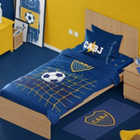 acolchado fubol boca  1 1/2 plaza