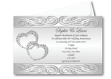 Personalised 30TH - Pearl Wedding Anniversary Invites Ref A10