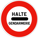 B5a "halte gendarmerie"