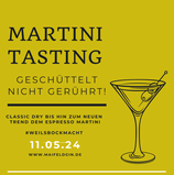 Martini Tasting in Mainz 11.05.24 - "Same but different"