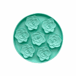 Schleckmatte Rose türkis