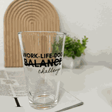 Trinkglas "Work Life"