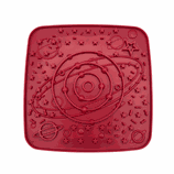 Schleckmatte Dog Planet cherry red