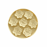 Schleckmatte Rose gelb