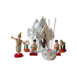 Thailändisches Deko-Set – Silber