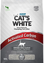 Litière charbon actif 10L - Cat's white