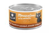 Mousseline au canard, poulet et légumes - 85g