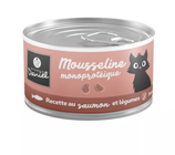Mousseline monoprotéique au saumon et légumes - 85g