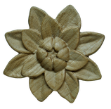 Rosette Zierteile aus Holz Möbeldekor Wohndekor Basteln