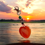 KARNEOL, MALACHIT, LAVA Schlüsselanhänger