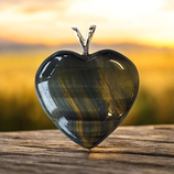 Falkenaugenherz Anhänger