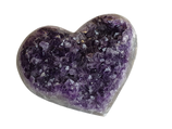 AMETHYST Drusenstück herzförmig