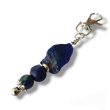 LAPISLAZULI AZURIT MALACHIT Schüsselanhänger