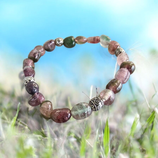 Wassermelonen Turmalin Armband