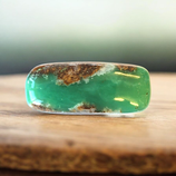 Chrysopras Radiant-Schliff