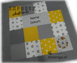 ♥ Krabbeldecke Boho Löwe ♥ 1m x 1m *SOFORT LIEFERBAR*