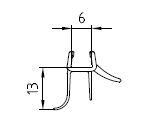 Abtropfleiste 1