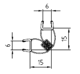 Magnetleisten-Set 90°