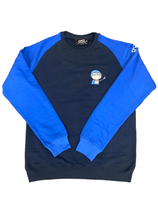 Blue Raglan Crewneck