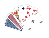 Spielkarten symmetrisch - Doppelspiel