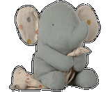 Maileg muziek knuffel olifant