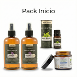 Pack Inicio: 2 Hidrolatos de Lavanda 250 ml + Aceite Esencial de Menta + Crema base. Todo lo que tu piel necesita.