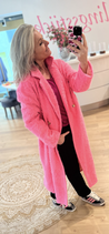 Frühlingsmantel Neonpink